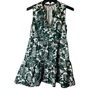 SUNDRY for Evereve Everyday Dress Green Floral